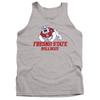 Fresno State Bulldogs Official Bulldogs Logo Unisex Adult Tank Top,Athletic Heather, Large view 1