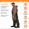 FROGG TOGGS Men's Standard Grand Refuge 3.0 Bootfoot Hunting Wader with Removable Insulation Liner, Mossy Oak Bottomland, 12 view 2