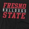 Fresno State Bulldogs Official Between The Lines Unisex Youth T Shirt,Black, Large view 2