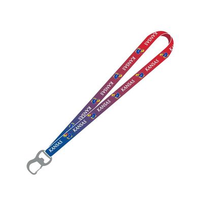 Pro Specialties Group Kansas Jayhawks Lanyard Ombre