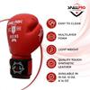 Spall Pro US MMA, Kickboxing, Muay Thai Boxing Leather Gloves for Men & Women Fight Red - 10 OZ view 2