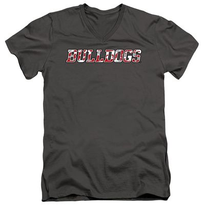 Fresno State Bulldogs Official Camo Unisex Adult V-Neck T Shirt,Charcoal, Large