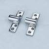 2Pcs Boat 316 Stainless Steel Oarlock Socket Side Mount Rowlock Socket for 1/2" Shank view 1