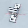 2Pcs Boat 316 Stainless Steel Oarlock Socket Side Mount Rowlock Socket for 1/2" Shank view 2