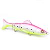 YUNSI Fishing Accessories Sets 1pc Minnow Fishing Lure 130mm 18.5g Multi Jointed Sections Crankbait Artificial Hard Bait Bass Trolling Pike Carp Fishing Tools Fishing Gear (Color : 06) view 1