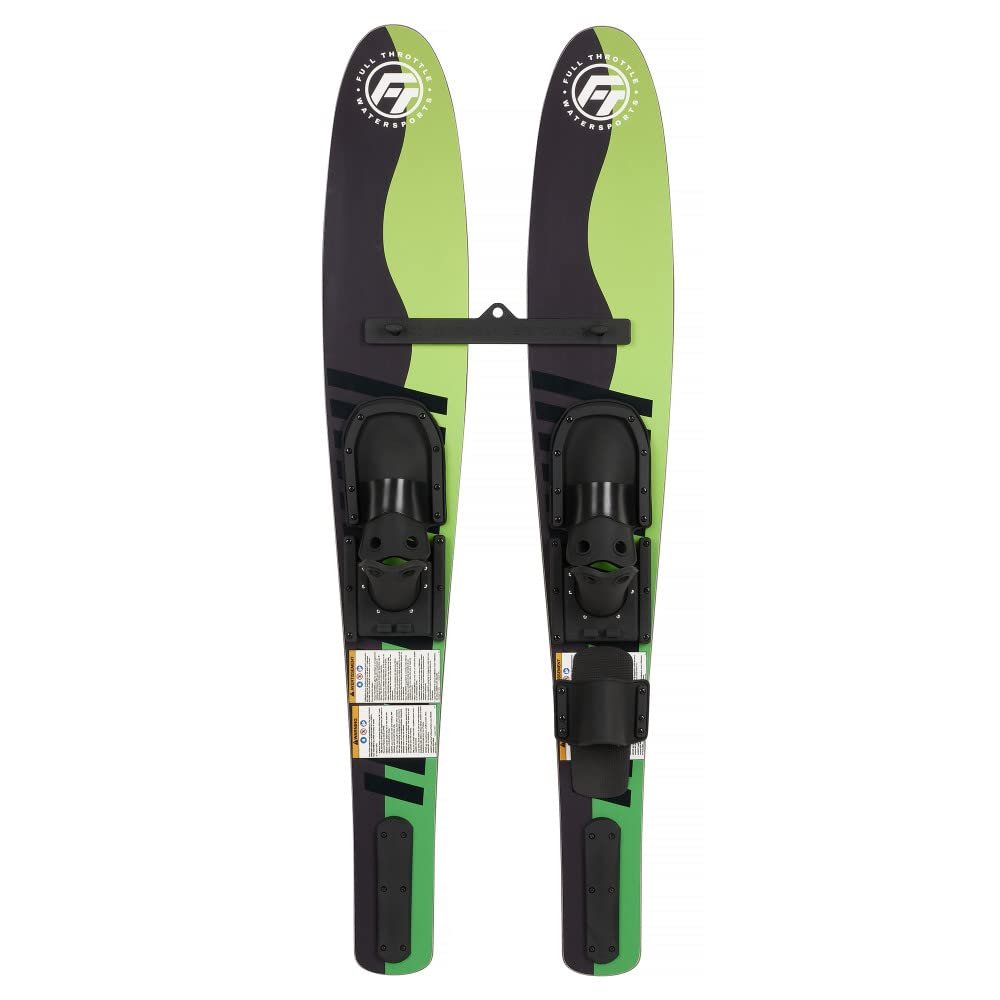 Full Throttle Shaped Junior Combo Waterskis, 54"