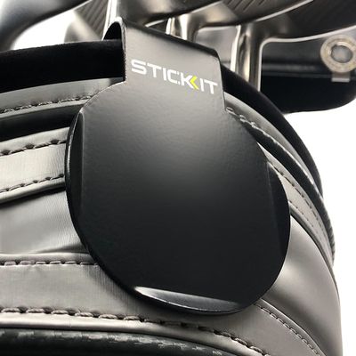 STICKIT Metal Landing Pad I Bag Clip for Quick and Easy Use of Magnetic Golf Gear & Accessories with Convenient Positioning on Your Golf Bag