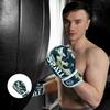 Spall Pro US Boxing Gloves for Kids, Men & Women - Pro Training Sparring Punching Gloves - Muay Thai MMA, Kickboxing Heavy Bag Workout Leather Boxing Gloves Platoon - 14oz Green view 3