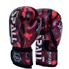 Spall Pro US Boxing Gloves for Kids, Men & Women - Pro Training Sparring Punching Gloves - Muay Thai MMA, Kickboxing Heavy Bag Workout Leather Boxing Gloves Platoon - 10oz Red view 1