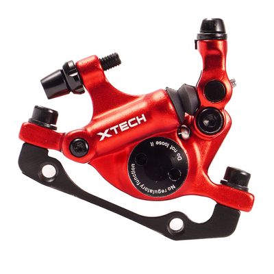 CNC MTB Hydraulic Disc BrakeBike DiscBrake Front Line Pulling Hydraulic Disc BrakeRed.