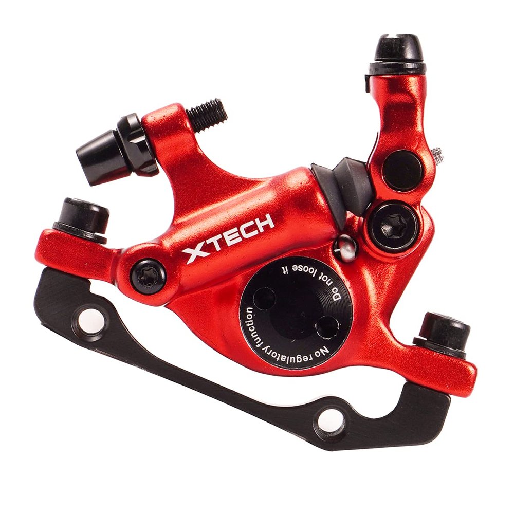CNC MTB Hydraulic Disc BrakeBike DiscBrake Front Line Pulling Hydraulic Disc BrakeRed.