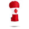 Pins & Aces Canada Head Cover - Premium, Hand-Made Leather, Headcover - Maple Leaf Styled, Tour Quality Golf Club Cover - Style and Customize Your Golf Bag (Driver) view 1