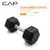 CAP Barbell 25 LB Coated Hex Dumbbell Weight, New Edition view 2