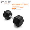CAP Barbell 35 LB Coated Hex Dumbbell Weight, New Edition view 2