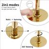 PRIORMAN Dance Pole Set -Premium Height Adjustable 7.38-8.85ft Portable 45mm Diameter 360Spinning Dancing Pole for Home,200KGS Capacity,Drill-Free Installation with Floor-to-Ceiling Stability(Gold) view 4