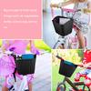 Wakauto 1pc Basket Retro Style Storage for Books Groceries and Essentials for Cycling Adventures and Daily Commutes Woven Design view 4
