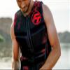 Full Throttle Adult Rapid Dry Flex Back Life Jacket, Red, Medium view 3