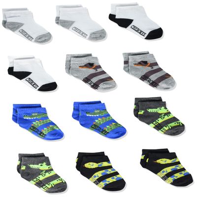 Cherokee Baby Boys Classic 12 Pack Shorty Ankle Socks