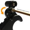 xxiaojun Compound Bow Aid Releaser and D Loop RopeAdjustable Can Rotate 360 Thumb Release Bow Aluminum Alloy AidsArchery Release Aids (4 Fingers-Bow Release -Black) view 4