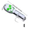 YUNSI Fishing Accessories Sets 1pc Metal Spinner Fishing Lure 6cm 20g Originality Spoon Hard Bait with Hooks Sequin Crap Fishing Tackle Fishing Gear(05) view 2