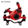 CNC MTB Hydraulic Disc BrakeBike Front and Rear Line Pulling Hydraulic Disc BrakeRed. view 2