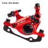 CNC MTB Hydraulic Disc BrakeBike Front and Rear Line Pulling Hydraulic Disc BrakeRed. view 3