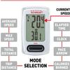 CATEYE - Velo Wireless Plus Bike Computer (White) view 3