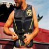 Full Throttle Adult Rapid Dry Flex Back Life Jacket, Green, Large view 3