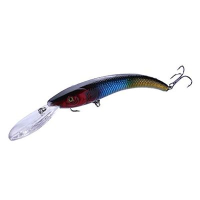 YUNSI Fishing Accessories Sets 1pc Wobbler Fishing Lures 15.5cm/16g Artificial Hard Bait Minnow Crankbait Swim Bass Trolling Pike Carp Fishing Tackle Fish Bait Fishing Gear (Color : 1)