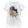 DC Comics DC Super Hero Wonder Girl's Solid Crew Tee, White, Small view 1