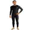 Yeeye Men's One Piece Turtleneck Zipper Leotard Full Bodysuit Stretchy Unitard Costume Dancewear Black X-Large view 1