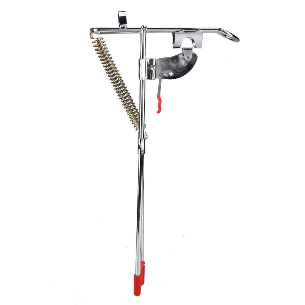 Automatic Spring Fishing Rod Holder, Stainless Steel Fishing Rod Holder, with Automatic Tip-Up Hook Setter Spring, Automatic Fishing Tools, Metal Holder Stand Accessory for Ground Support Brackets