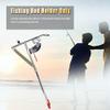 Automatic Spring Fishing Rod Holder, Stainless Steel Fishing Rod Holder, with Automatic Tip-Up Hook Setter Spring, Automatic Fishing Tools, Metal Holder Stand Accessory for Ground Support Brackets view 2