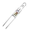 Automatic Spring Fishing Rod Holder, Stainless Steel Fishing Rod Holder, with Automatic Tip-Up Hook Setter Spring, Automatic Fishing Tools, Metal Holder Stand Accessory for Ground Support Brackets view 4