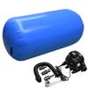 GLANT Air Mat Tumble Track AirSpot - Gymnastics Training Springboard - Round Inflatable Springboard (Air Roller-Royal BLUEWIth Pump), (Diam)35.4in*H47.3in) view 1