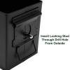 Aolamegs 50 Cal Ammo Can  Locking Hardware Kit and Stainless Steel PadlockAmmo Box Military & Army M2A1 (50cal Ammo Can Black with Pre-Installed Locking Hardware and 1 Combination Padlock) view 2
