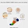 Men's Casual Ankle Socks Pearl-Fiber Odor-Eater Moisture-Wicking Breathable Cozy Colorful Striped Casual No Show/Low Cut Socks (Pack of 5) Blue Toe view 3