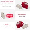 Teenidea Trigger Lock, Set of 10 Alike Gun Locks for red, Safety Universal Firearms Pistol Gun Locks Fit Most Handguns and Rifles view 4