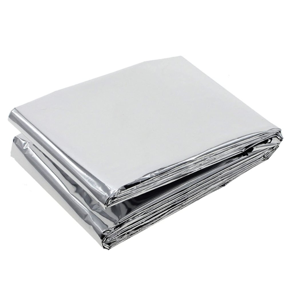 FGJFJ Foil Survival Blanket Emergency Mylar Thermal Blankets Camping Emergency Blankets Survival Kit