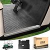 10L0L Golf Cart Floor Mat Full Coverage Factory Floormate Fits EZGO TXT 1996-up Gas and Electric Replace OEM# 70048-G01, 70663-G01, 70663-G02, 70995-G01, 70995-G02 - Black view 1