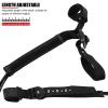 EVTSCAN 2PCS Windsurf Harness Leash 28-34 Inch Adjustable Heavy Duty TPU Surfing Leash with Strong Tensile Strength for Surfboard Safety Black view 2