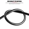 EVTSCAN 2PCS Windsurf Harness Leash 28-34 Inch Adjustable Heavy Duty TPU Surfing Leash with Strong Tensile Strength for Surfboard Safety Black view 3