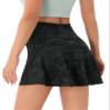 PERSIT Womens Tennis Golf Skirts Athletic Pleated High Waisted Skorts with Pockets for Workout Sports Running - Deep Grey Camo - S view 1