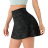 PERSIT Womens Tennis Golf Skirts Athletic Pleated High Waisted Skorts with Pockets for Workout Sports Running - Deep Grey Camo - S view 2