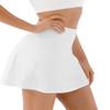 PERSIT Womens Tennis Golf Skirts Athletic Pleated High Waisted Skorts with Pockets for Workout Sports Running - White - XL view 4
