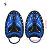 Swimming Hand Paddle, Whale Diving Hand Fins Paddles Swimming Training Aid Snorkeling Hand Stroke Webbed Training Fin(M-Blue) view 4