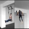 Chin Up Bars Wall-Mounted Pull-up Bar, Horizontal Bar for Deep Training with Diagonal Struts Installed On The Side Beams, Home Fitness Equipment view 2