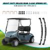 10L0L Golf Cart Heavy Duty 3 Leaf Spring Kit with Bushings & Sleeves & U Bolts Compatible with EZGO TXT Medalist 1995-2013, OEM# 70506-G01, 74135-G01, 74207-G01, 74207-G03 (2 Packs) view 3
