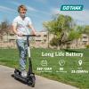 Gotrax Eclipse Electric Scooter, 10" Solid Tire, Max 20Mph Speed and 28Mile Range 500W Motor with Front Double Suspension Commuting EScooter for Adult, Black view 3