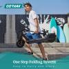Gotrax Eclipse Electric Scooter, 10" Solid Tire, Max 20Mph Speed and 28Mile Range 500W Motor with Front Double Suspension Commuting EScooter for Adult, Black view 4